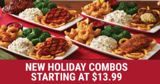 Holiday Combos Starting at $13.99